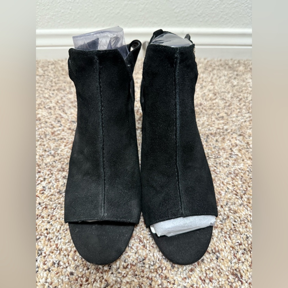 NWOTNine West Genuine Suede Leather Shoes Black 7.5